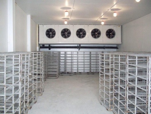 Supply of blast freezing systems